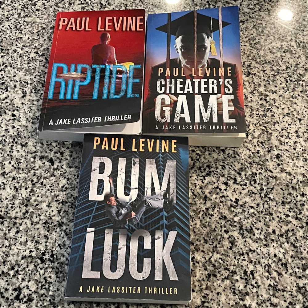 (3) Set Paul Levine Thriller Books